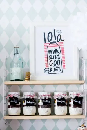 Lola's Milk + Cookies First Birthday Party