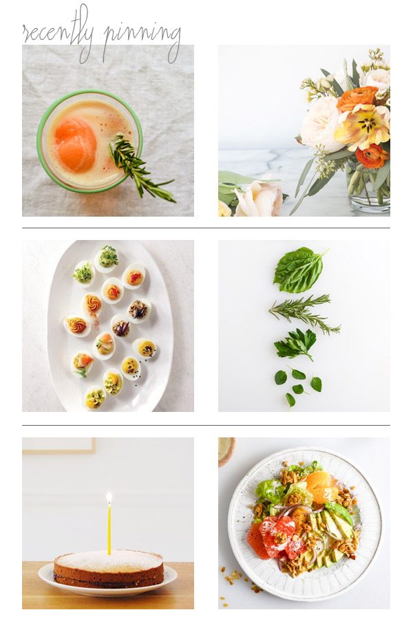 Recently Pinning: Sweet and Citrus