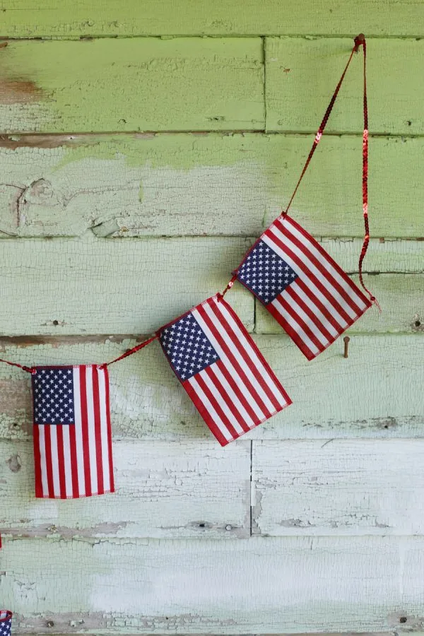 DIY American Flag Bunting