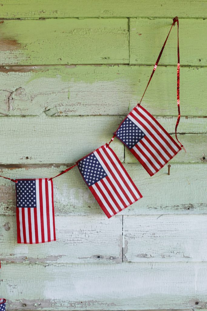 DIY American Flag Bunting