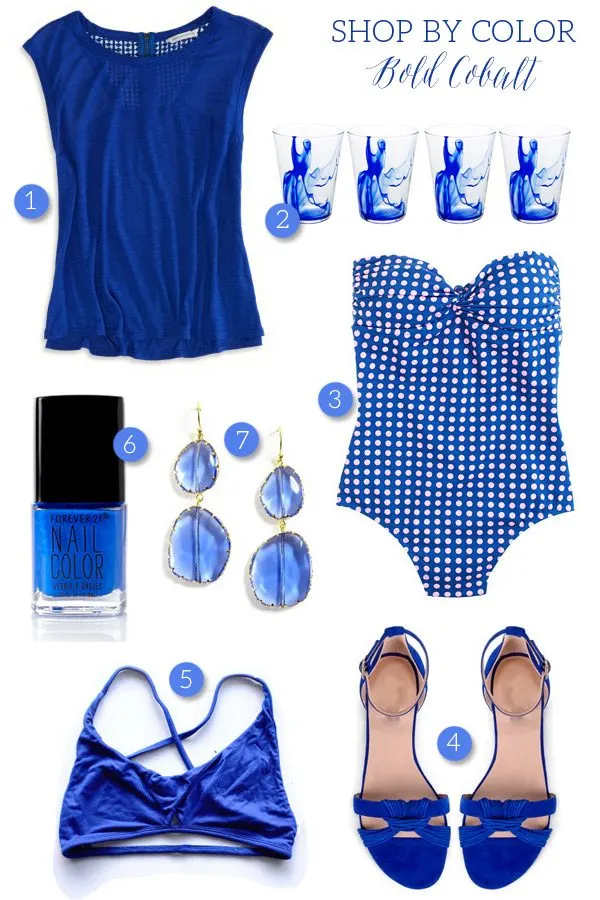 Shop by Color: Bold Cobalt