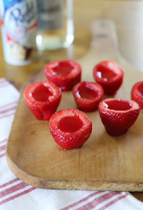 Strawberry Daiquiri Jello Shots