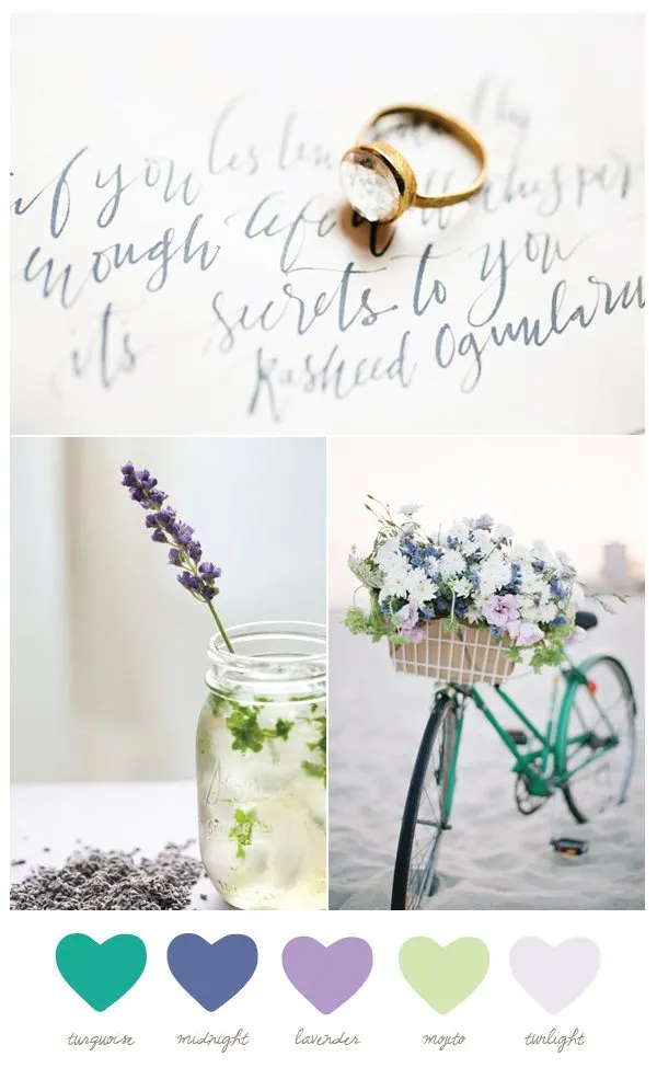 Color Palette: Turquoise and Twilight