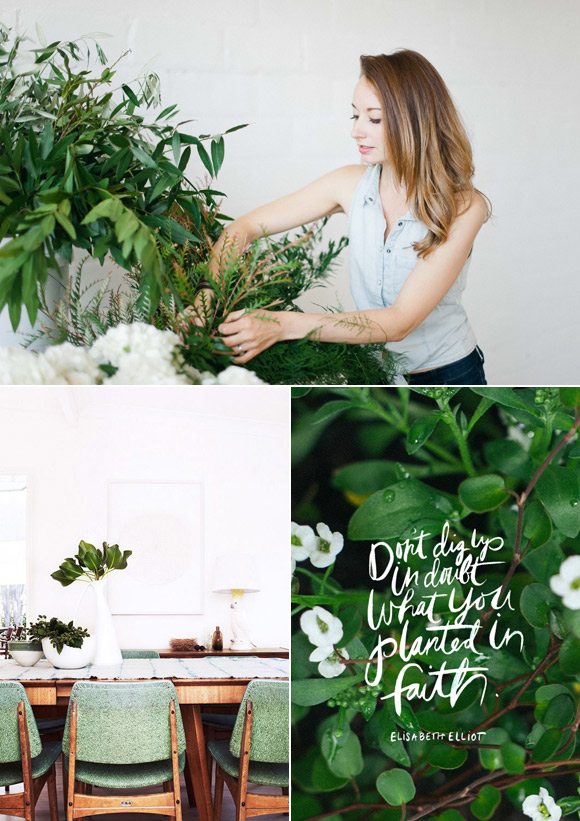 Color Palette: Foliage and Chambray