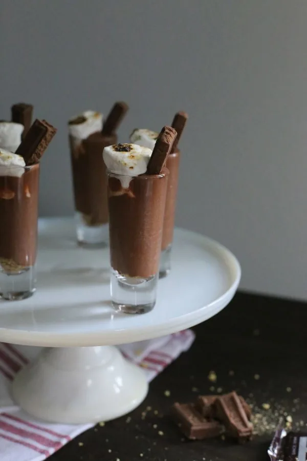 S'mores Pudding Shots | Recipe at The Sweetest Occasion