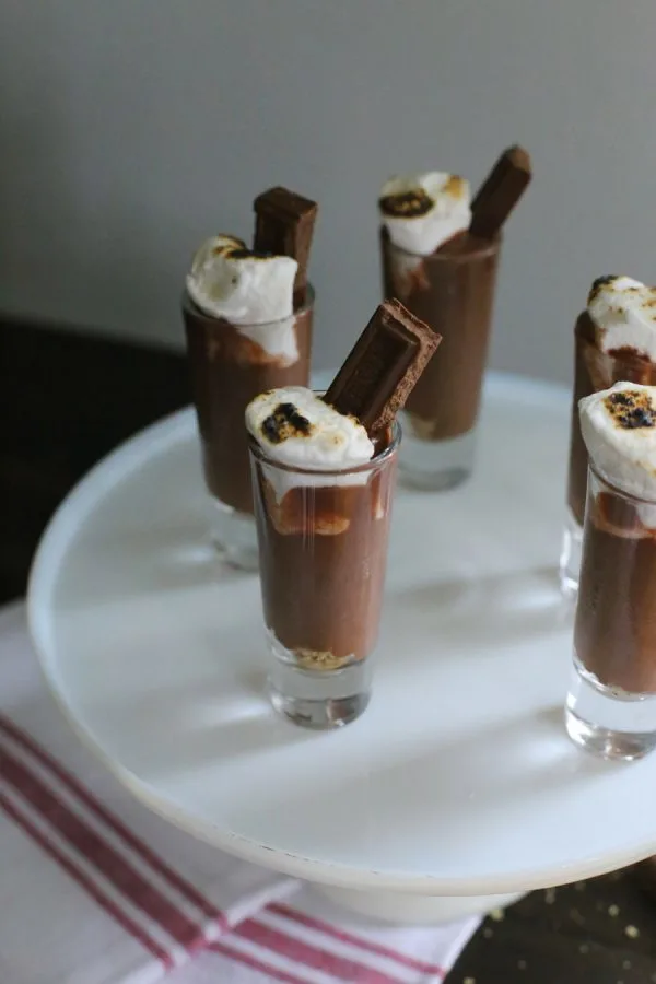 S'mores Pudding Shots | Recipe at The Sweetest Occasion