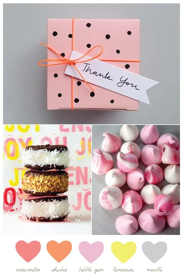 Color Palette: Watermelon and Lemonade