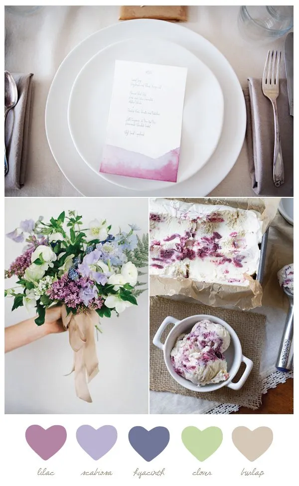 Color Palette: Lilac and Hyacinth