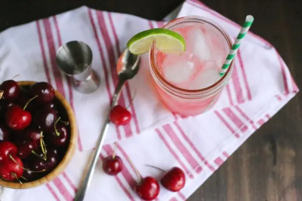 Spiked Cherry Limeade | by @cydconverse of The Sweetest Occasion