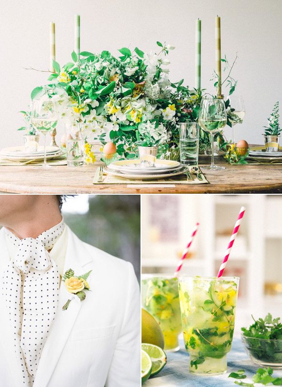 Color Palette: Mango and Cilantro