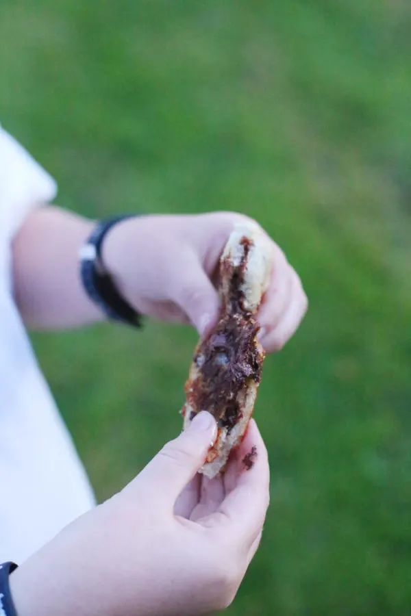 Campfire Mountain Pies by @cydconverse