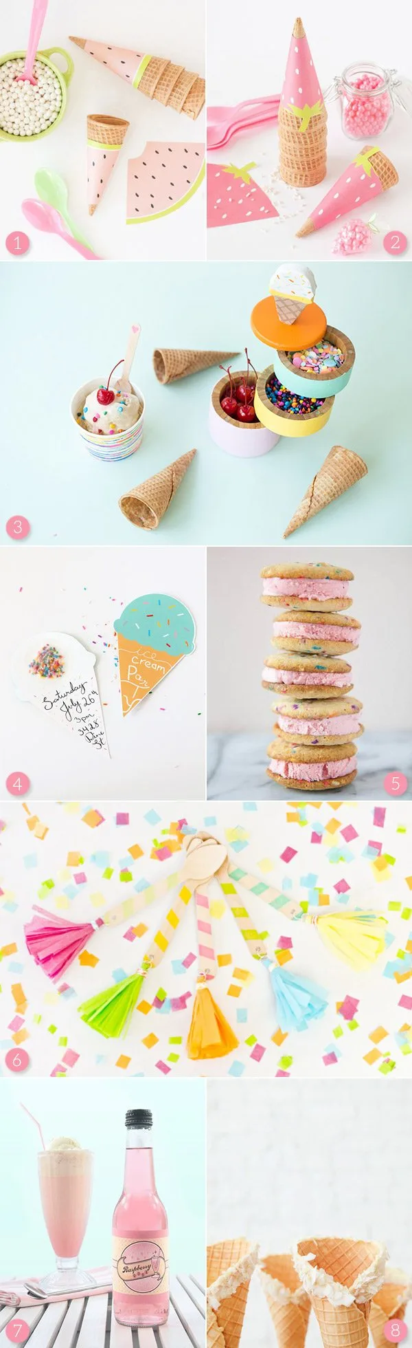 Ice Cream Party Ideas from @cydconverse