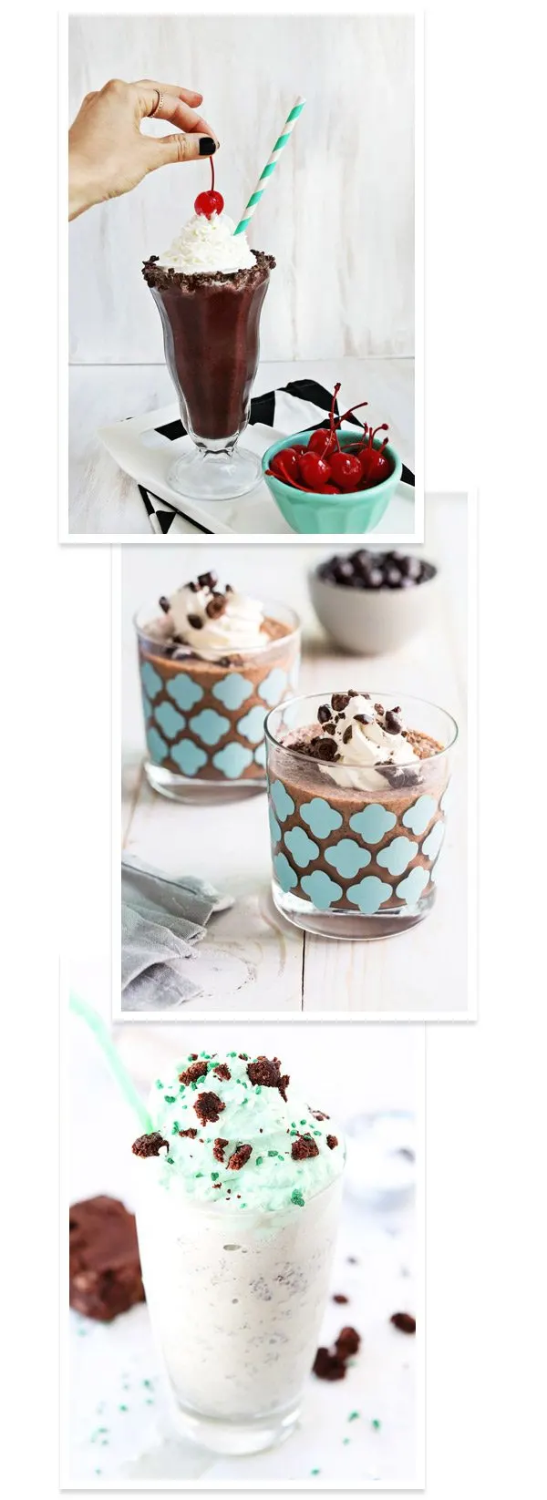 Three Milkshake Recipes