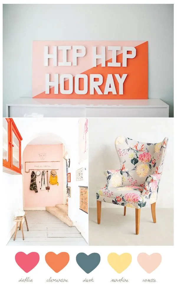 Color Palette: Dahlia and Dusk