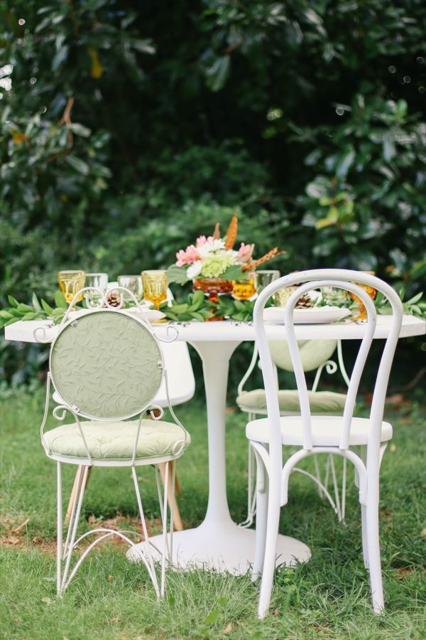A Pretty Outdoor Fall Dinner Party