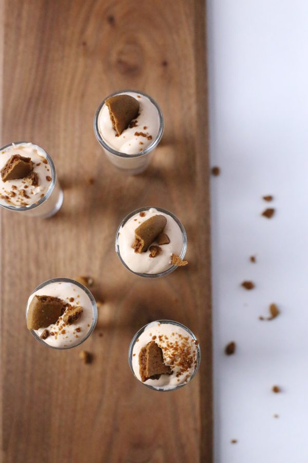 Butterscotch Spice Pudding Shots by @cydconverse