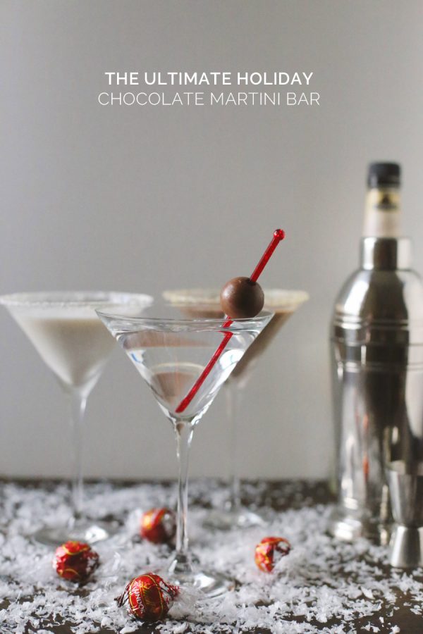 The Ultimate Holiday Chocolate Martini Bar from @cydconverse