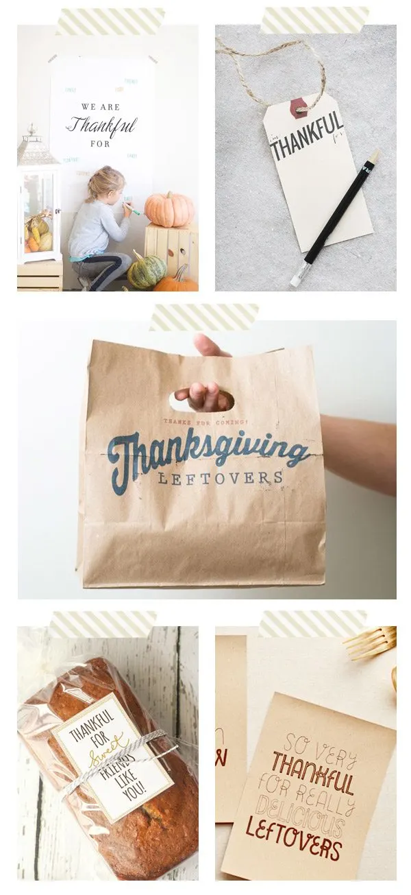 Thanksgiving Printables from @cydconverse