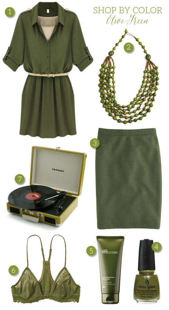 Shop By Color: Olive Green by @cydconverse