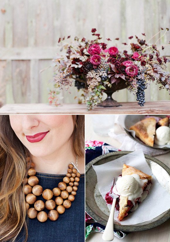 Color Palette: Denim and Cranberry by @cydconverse