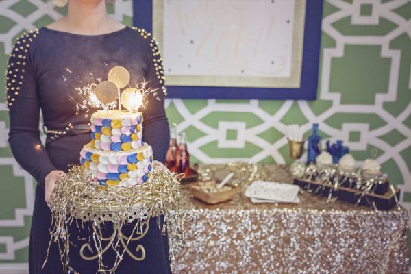 A Colorful and Festive New Year's Eve Party from @cydconverse