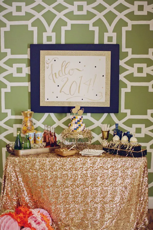 A Colorful and Festive New Year's Eve Party from @cydconverse