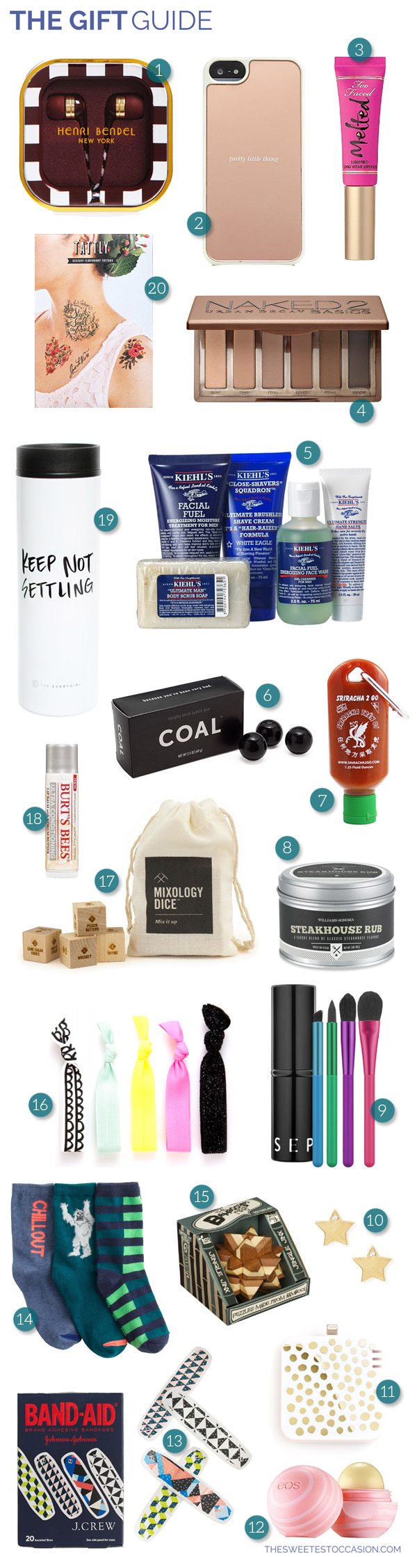 The Gift Guide Stocking Stuffers The Sweetest Occasion