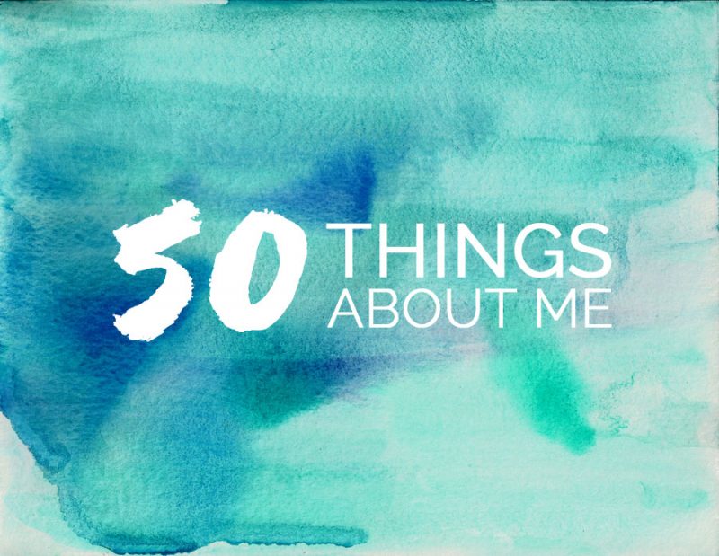 50 Things About Me with @cydconverse