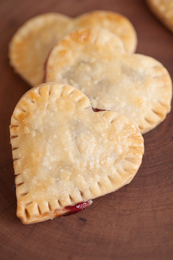 Cherry Jam Heart Pies from @cydconverse