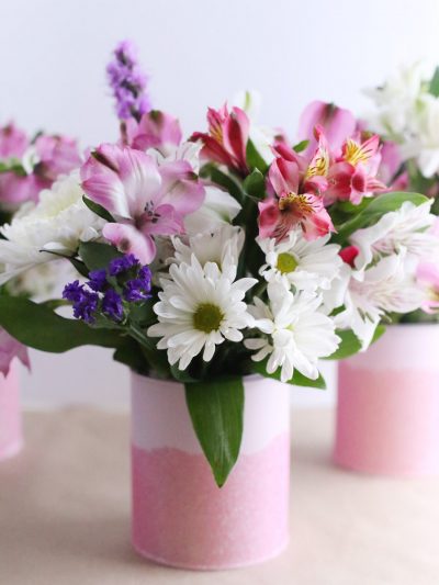 DIY Mini Paint Can Glitter Vases thumbnail