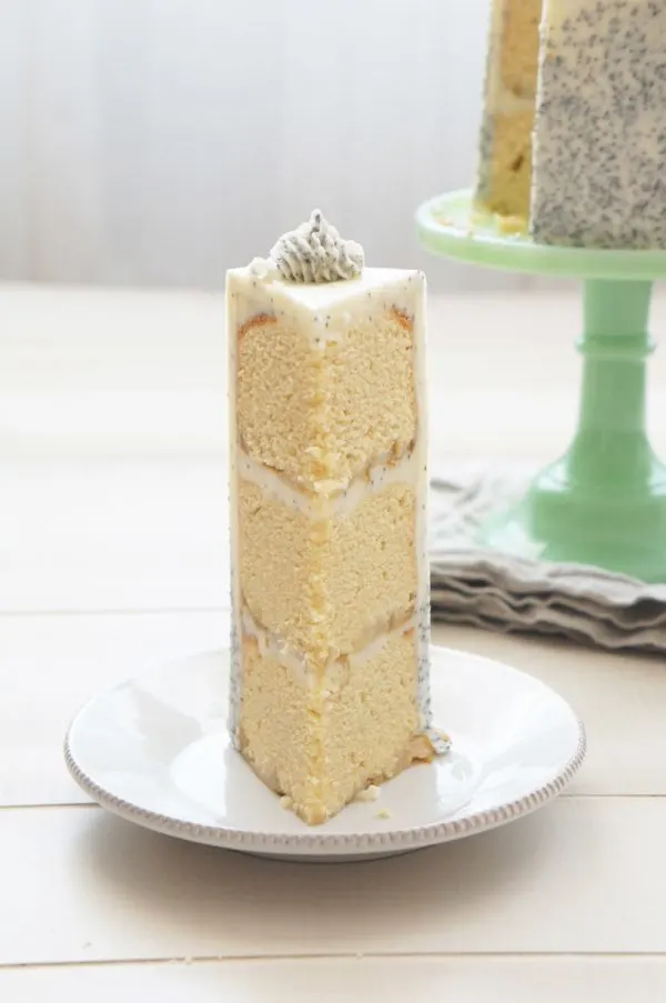 Pear and Poppy Seed Layer Cake from @cydconverse