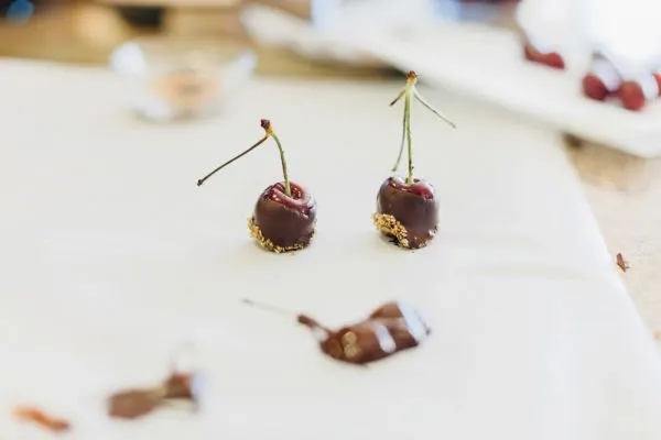 Chocolate Covered Vodka Cherries from @cydconverse