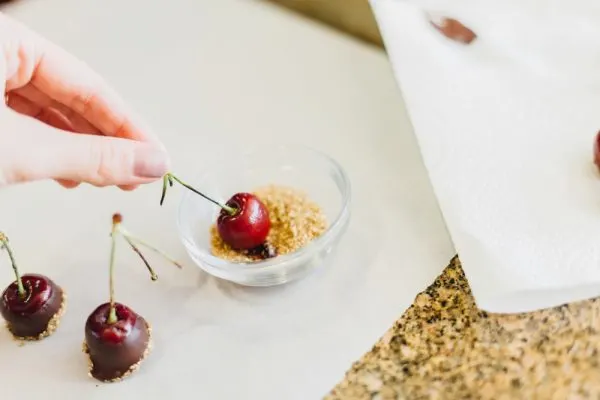 Chocolate Covered Vodka Cherries from @cydconverse