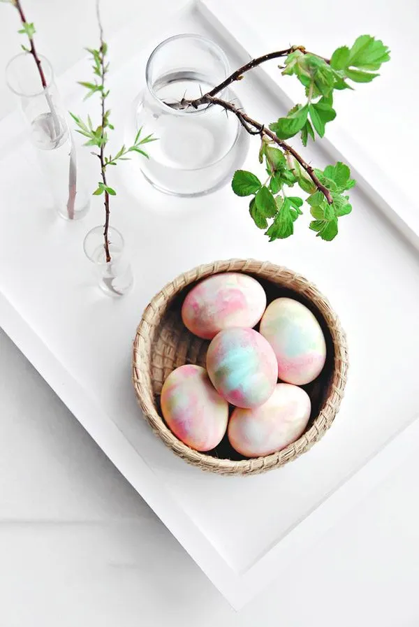 DIY Watercolor Eggs
