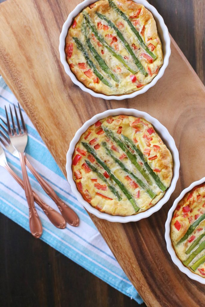 Mini Asparagus Frittatas from @cydconverse