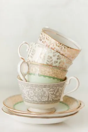Vintage Tea Cups from @cydconverse