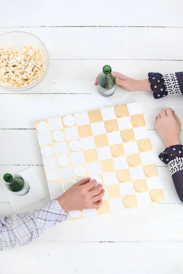 DIY Checkerboard via @cydconverse