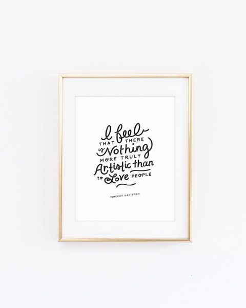 Love People Art Print by @cydconverse
