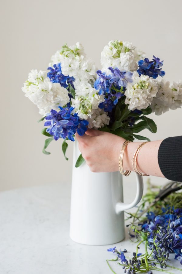 DIY Grocery Store Flower Arrangement by @cydconverse