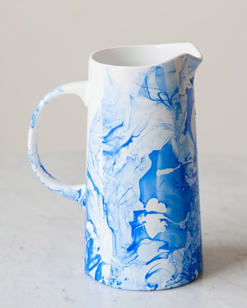 DIY Marble Pitcher by @cydconverse
