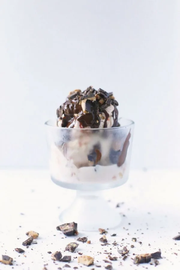 PB&J Chocolate Truffle Sundae by @cydconverse