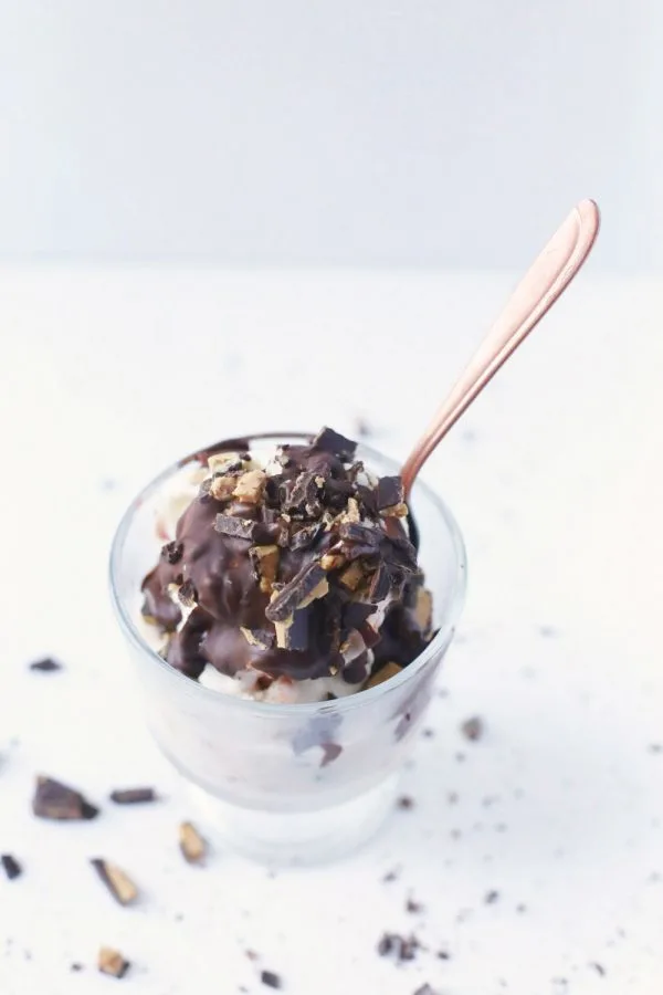 PB&J Chocolate Truffle Sundae by @cydconverse