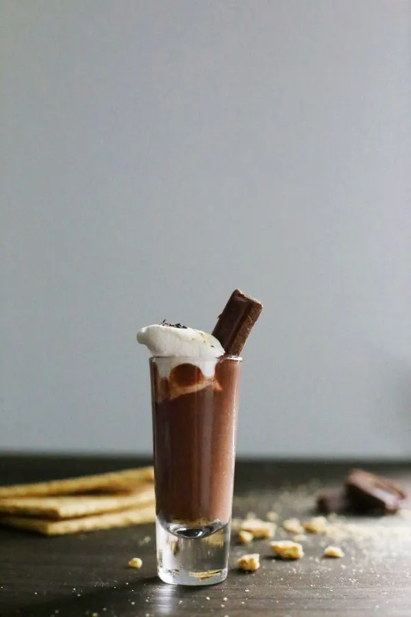 S'mores Pudding Shots