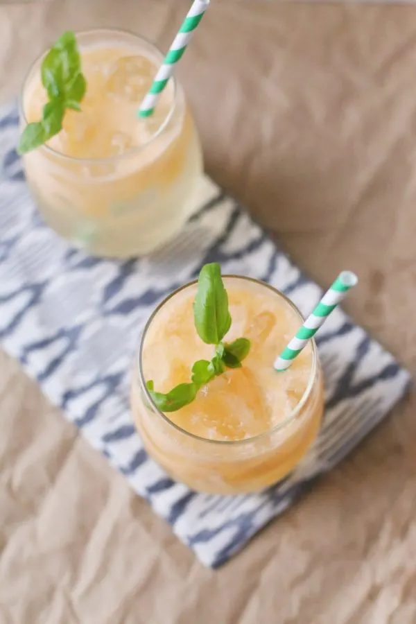 Melon Basil White Wine Spritzer