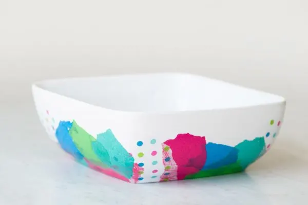 DIY Abstract Fruit Bowl by @cydconverse