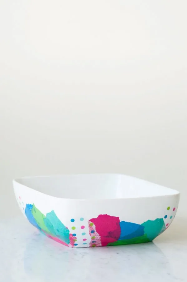 DIY Abstract Fruit Bowl by @cydconverse