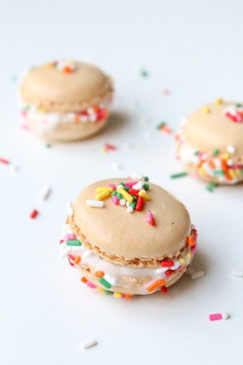Macaron Ice Cream Sandwiches