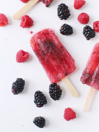 Blackberry Raspberry Sangria Popsicles thumbnail