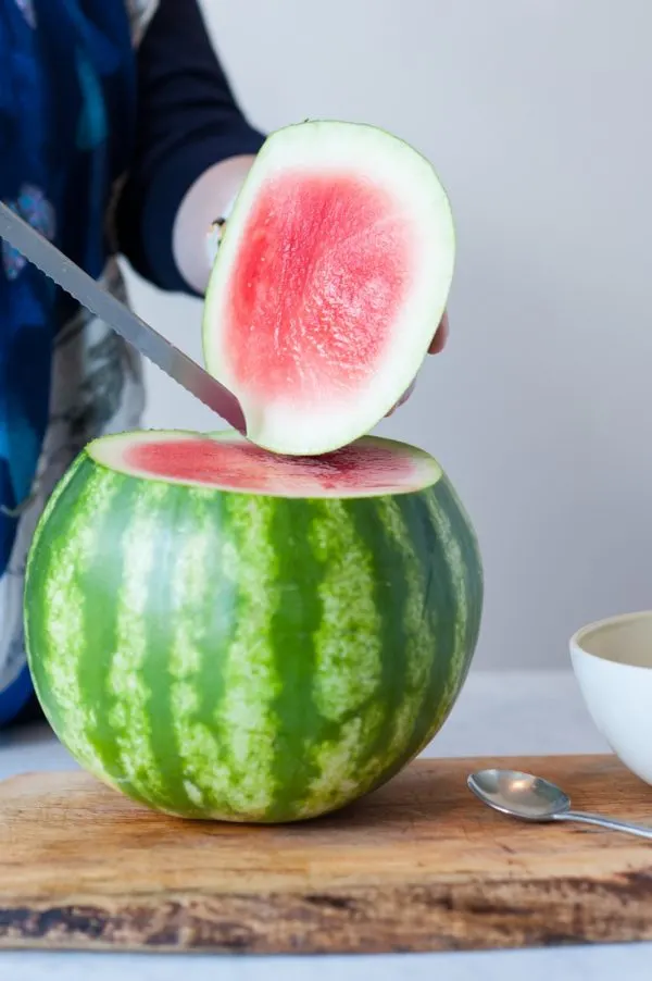 DIY Watermelon Flower Centerpiece by @cydconverse