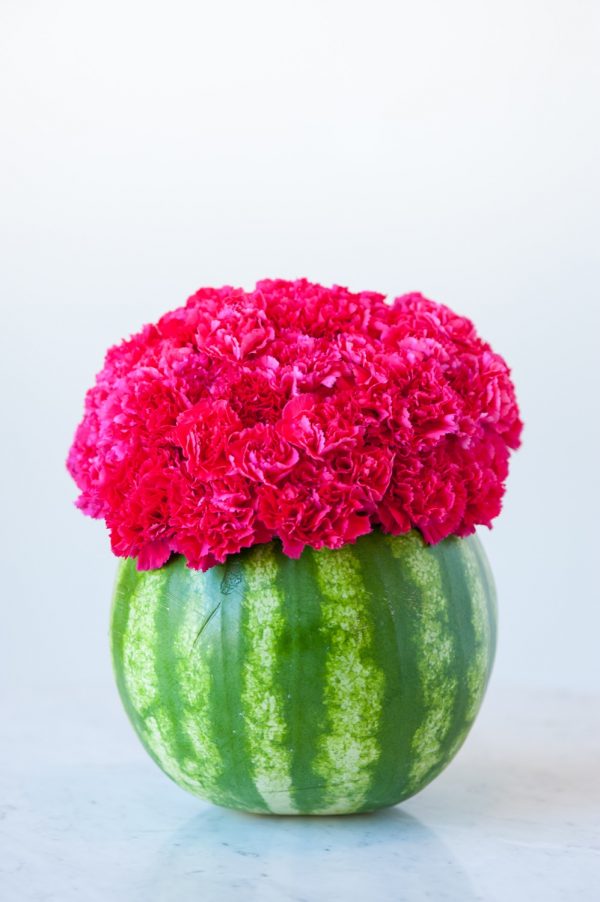 DIY Watermelon Flower Centerpiece by @cydconverse